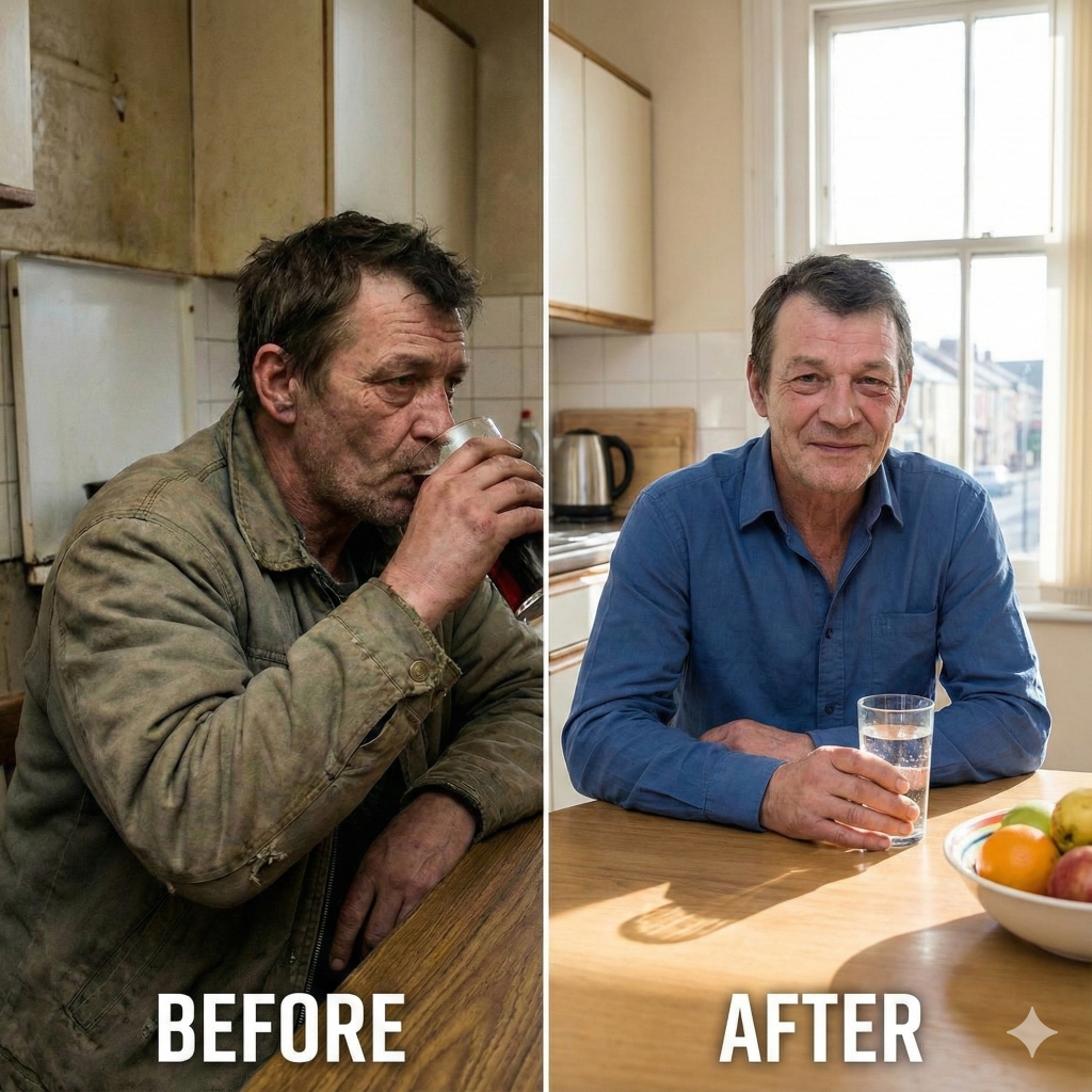 До і після лікування Alcodont